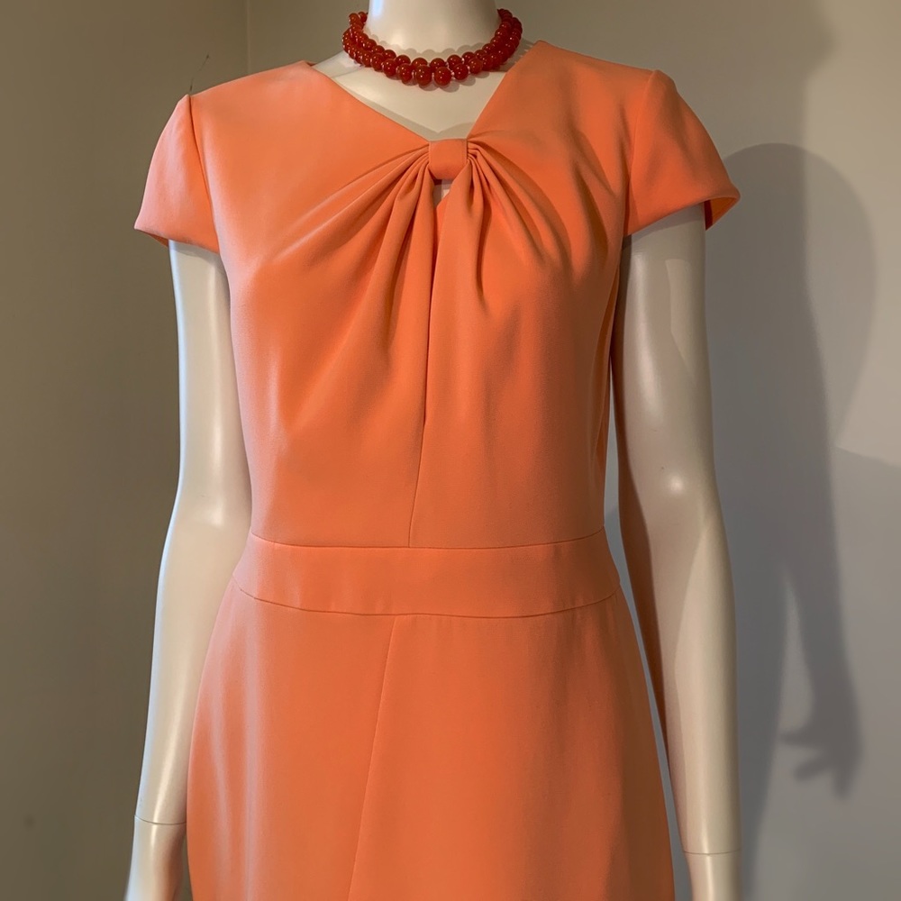 Tahari dress - apricot